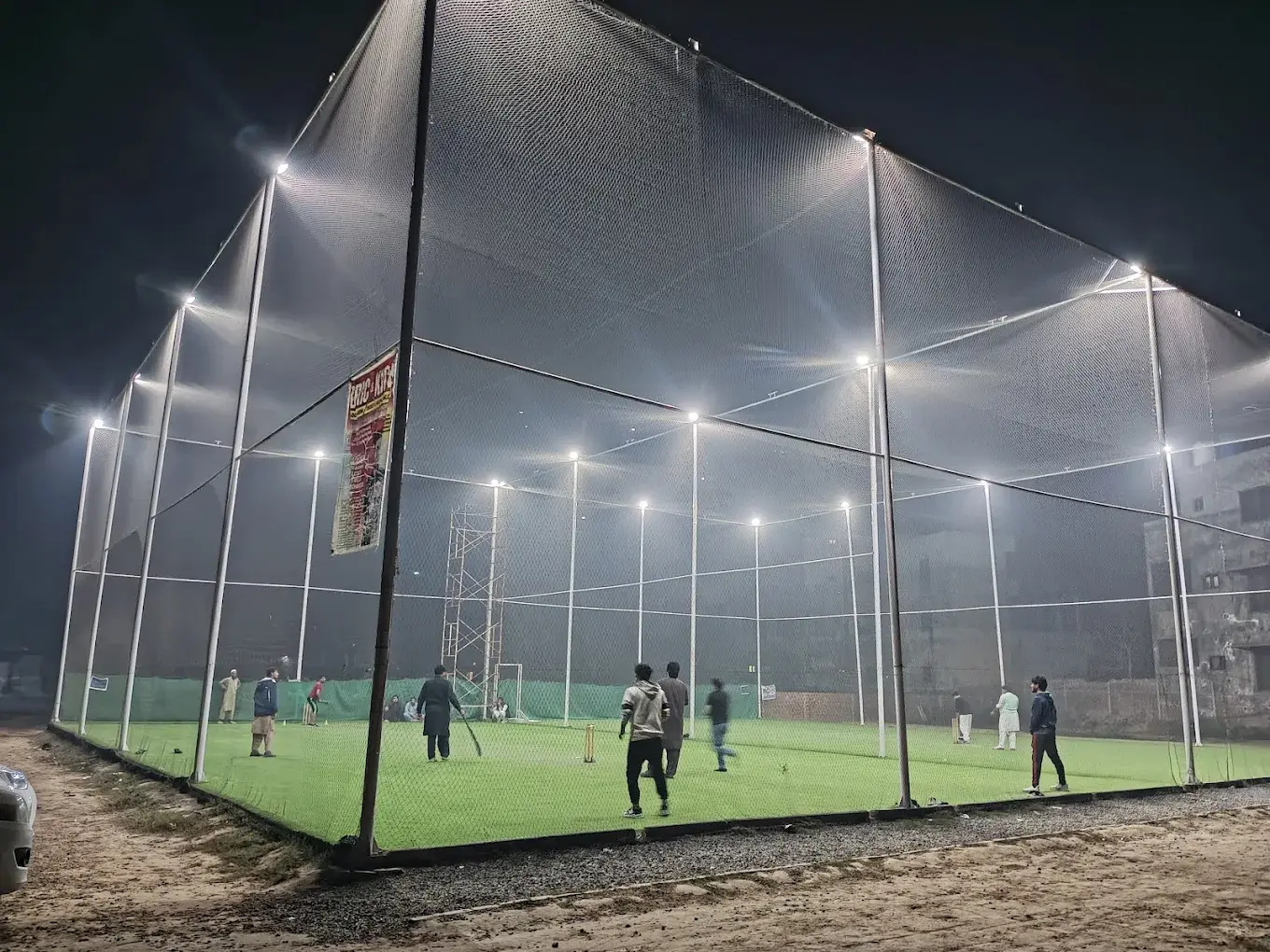 Indoor cricket facility at XPERT Indoor Stadium
